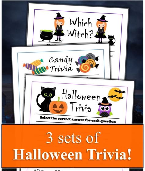 A Photo Of Three Sets Of Halloween Trivia Halloween Facts Halloween