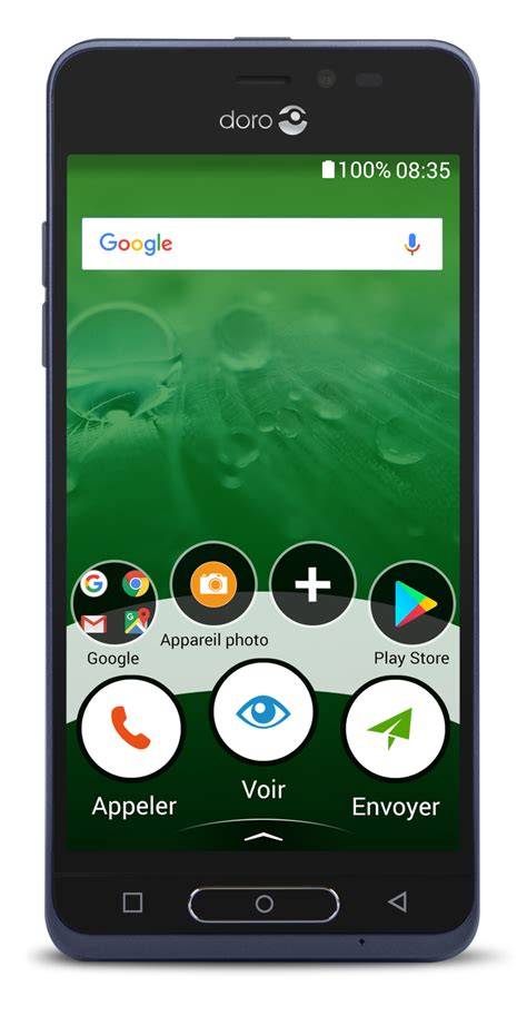 Doro 8035 - smartphone seniors - smartphone facile ...