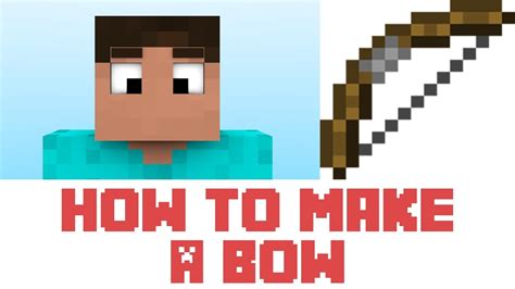 Minecraft Tutorial How To Make A Bow In Minecraft Youtube
