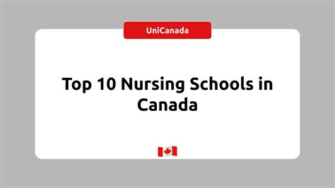 Top 10 Nursing Schools In Canada For International Students