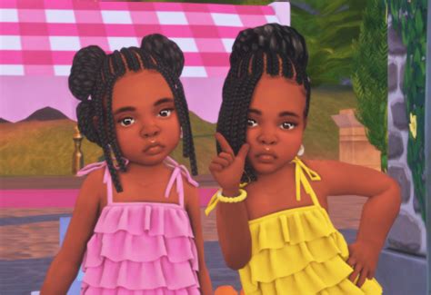 Sims 4 Maxis Match Cc Littletodds I Love My Hair Toddler