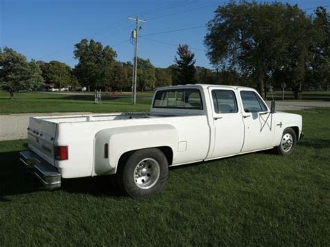 1986 Chevrolet C30 Crew Cab Dually Bagged Southern Truck 454ci Gas