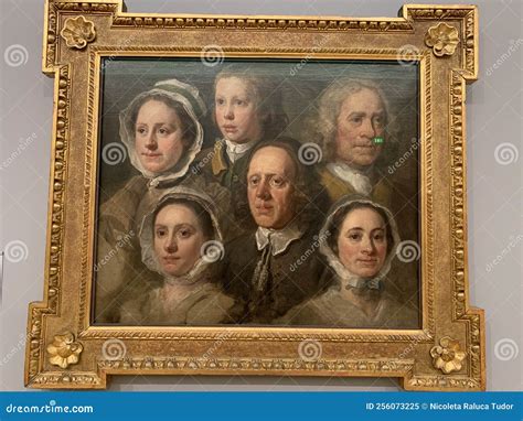 Heads Of Six Of Hogarth`s Servants Is An Oil On Canvas Painting By