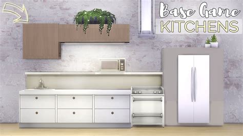 Base Game Functional Kitchens Tutorial No Cc Or Mods The Sims 4