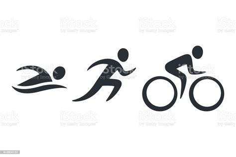 400+ vectors, stock photos & psd files. Triathlon Activity Icons Stock Vector Art & More Images of ...