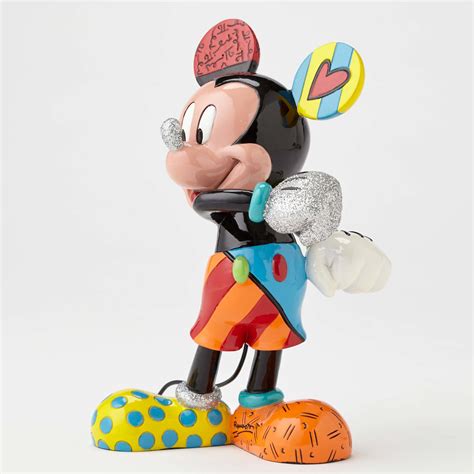 Mickey Mouse Figurine By Romero Britto Artreco