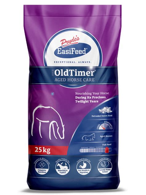 EasiFeed OldTimer Four ® | Senior Horse Feed | Pryde's EasiFeed — Pryde