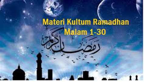 Kultum Ramadhan Malam Ke 24 : 8 Hikmah I’tikaf di Bulan Ramadhan
