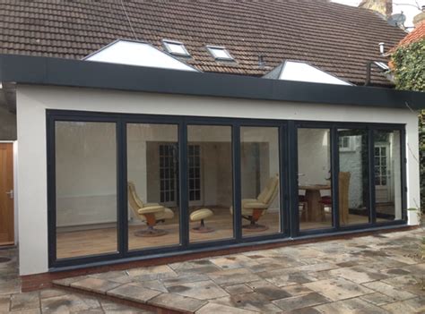 A Modern Extension To The Rear Of The Property With A Flat Roof