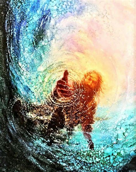 Jesus Reaching Through The Water Cool Product Ratings Specials And Purchasing Help And Advice