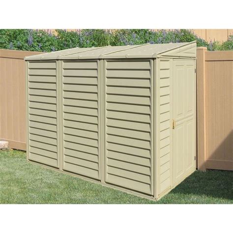 Duramax 4x8 Sidemate Vinyl Storage Shed With Foundation Outdoor