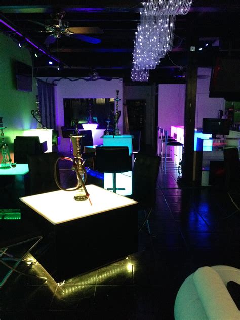 Nightclub And Bar Furniture And Led Lighted Coffee Tables Cubix Series