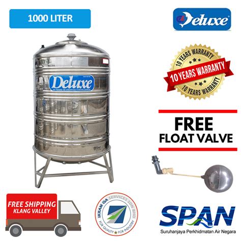 Deluxe Stainless Steel Round Bottom With Stand Water Tank 1000 Liter