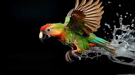 Premium Ai Image Parrot Vector Hd 8k Wallpaper Stock Photographic Image