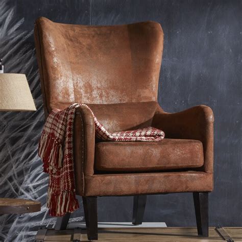 For a person suffering from back pain a recliner would be a good option to take the pressure off of your spine. Rustic Accent Chairs You'll Love | Wayfair