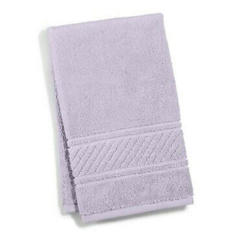 Martha Stewart Collection Spa 100 Cotton Hand Towel Heather Purple