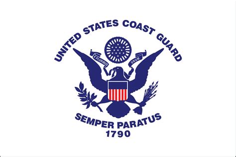 12x18 Nylon Flag Of Us Coast Guard