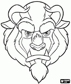 Celebrate the tale as old time with free printable beauty and the beast coloring pages. Mask of The Beast Disney | Beauty and the beast drawing ...