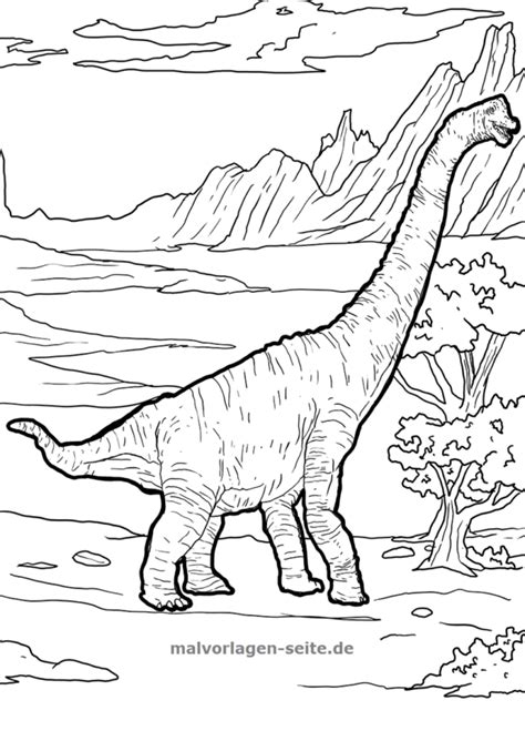 Dinosaurier malvorlage kinder dinosaurier 14 dinosaurier dinosaurier bilder. Malvorlage Brachiosaurus | Dinosaurier - Kostenlose ...