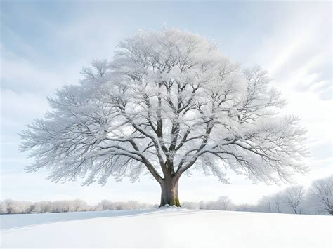 Download Winter Oak Tree Royalty Free Stock Illustration Image Pixabay