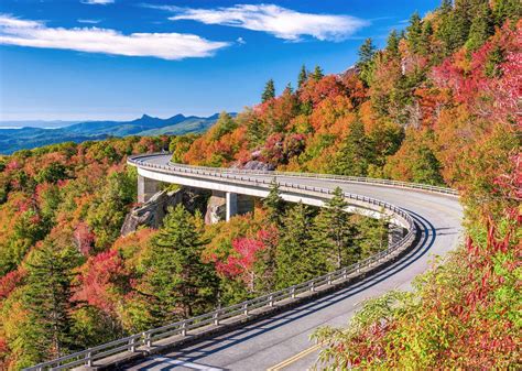 Carretera Blue Ridge Parkway Lugares Increíbles Usa