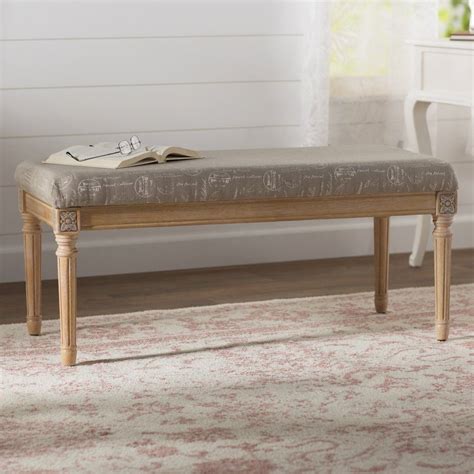 Unlike a chair, a bench may be placed at the foot of the bed to hold bedding, be used for seating while dressing or to hold a tray for serving breakfast in bed. Mellina Upholstered Bench | Cheap bedroom furniture sets ...