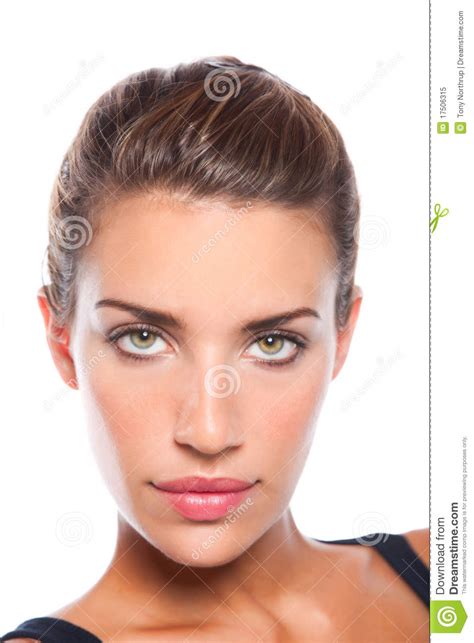 To gaze fixedly and intently, especially with the eyes wide open. Pretty Woman Intense stare stock image. Image of glamor ...