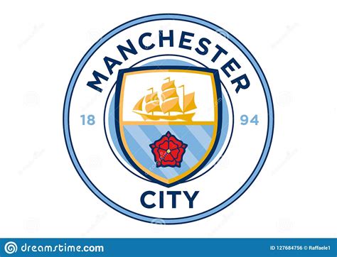 Click the logo and download it! Manchester City Logo editorial photo. Illustration of ...