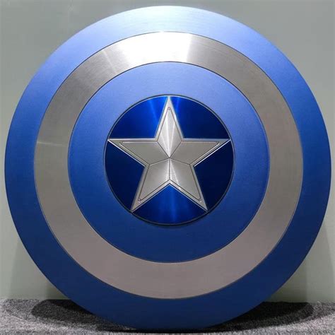 Captain America Shield For Adult Stealth Blue Shield Marvels Etsy