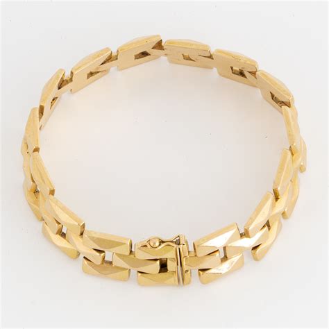 An 18k Gold Bracelet Italy Bukowskis
