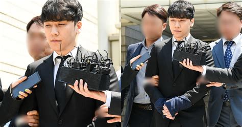 And still the case right now. Seungri Spotted Leaving Seoul District Court Tied Up And ...
