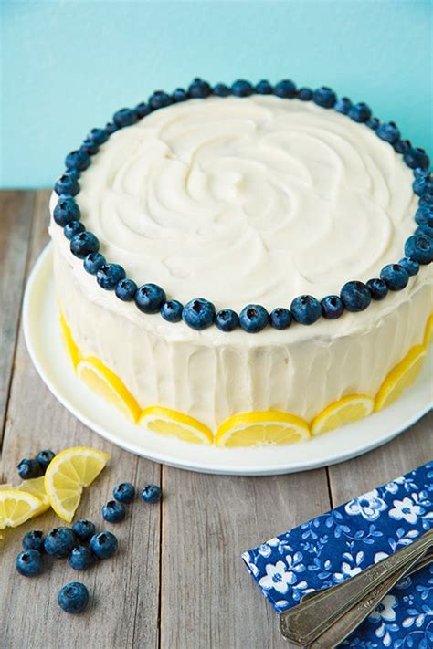 5 easy cake decorating ideas with fruit snacks at. Lemon Blueberry Cake - Cooking Classy