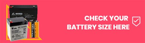 Flat Battery Sizes Chart