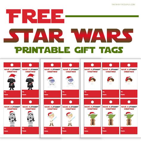 Want to discover art related to starwars? Free Star Wars Themed Printable Gift Tags