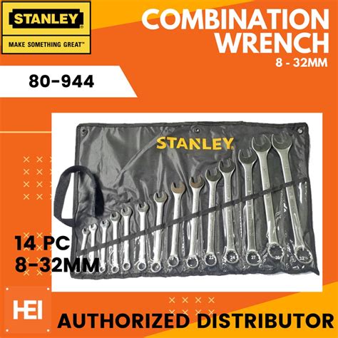 Stanley Combination Wrench Set 8mm To 32mm 80 944 14pcs Set Shopee