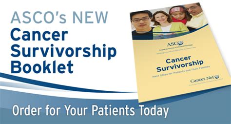 New Survivorship Booklet For Patients Families ASCO Connection