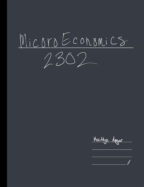Economics 2302 Lecture Notes All Mico Ro Economics 2302 Kaitlyn