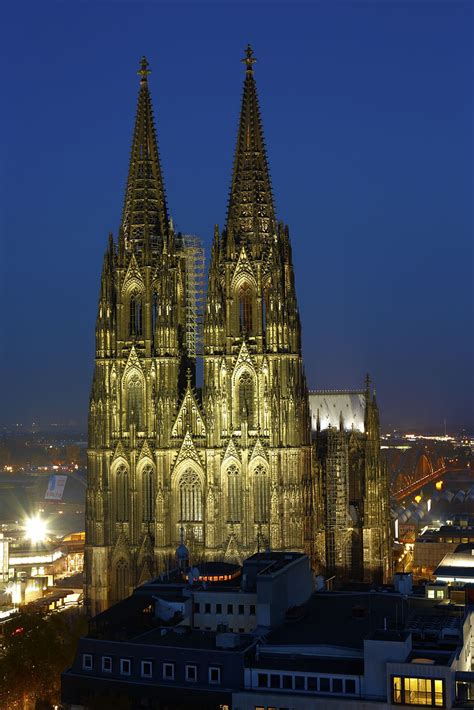 Cologne Cathedral At Night Cologne Germany Cities In Germany
