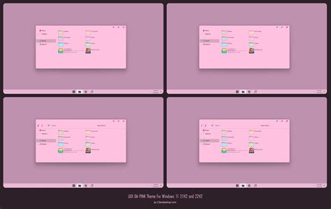 Udi Da Pink Theme Win11 22h2 By Cleodesktop On Deviantart