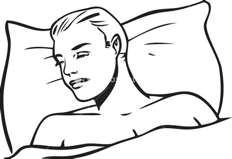 Illustration Of A Sleeping Man Royalty Free Stock Image Storyblocks