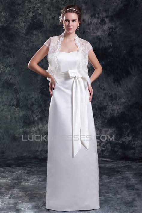 Find the perfect wedding dress for your big day. Sleeveless Satin Sheath/Column Sweetheart Wedding Dresses ...