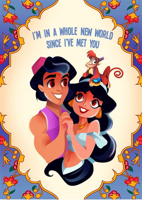 Aladdin And Jasmine Disney Love Quotes Disney Love Disney
