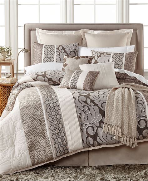 Leighton 10 Pc Comforter Set Only At Macys Bed In A Bag Bed And Bath Macys Designer