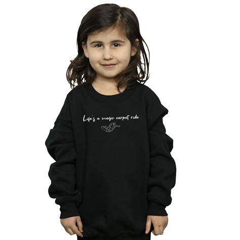 Disney Girls Aladdin Life 's A Magic Carpet Ride Sweatshirt - Walmart.com
