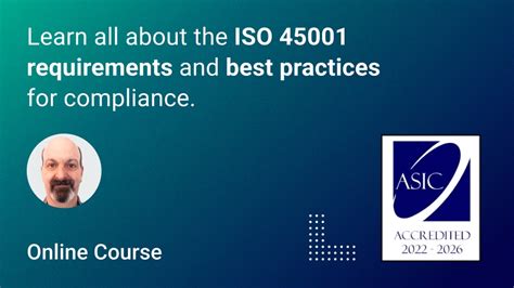 Free Iso 45001 Foundations Online Course Advisera Training