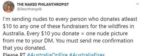 Instagram Model Raises K For Australian Wildfires Fund By Selling Nude Pics World News