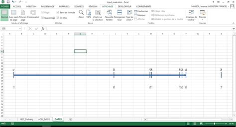 Frise Chronologique Avec Des Dates Macros Et Vba Excel
