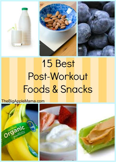 15 Best Post Workout Foods And Snacks The Big Apple Mama