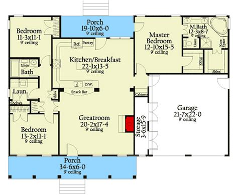 Plan 62129v Split Bedroom Ranch Home Ranch Home Floor Plans Floor