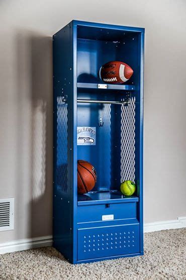 14 Garage Sports Lockers Ideas Lockers Sports Locker Garage Lockers